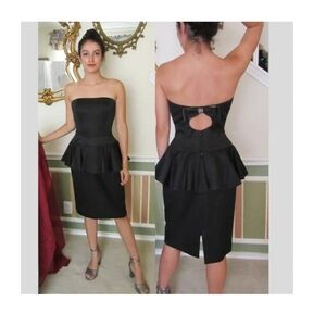 A.J. Bari Strapless Cocktail Dress | Vintage